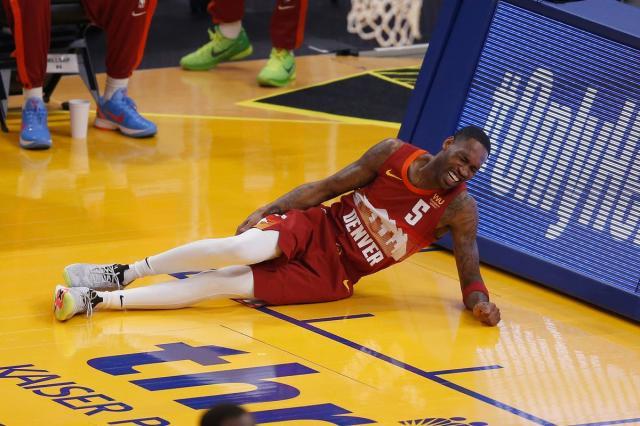 世界杯官方认证-巴顿腿筋伤势不容乐观 掘金后卫线再次人员告急